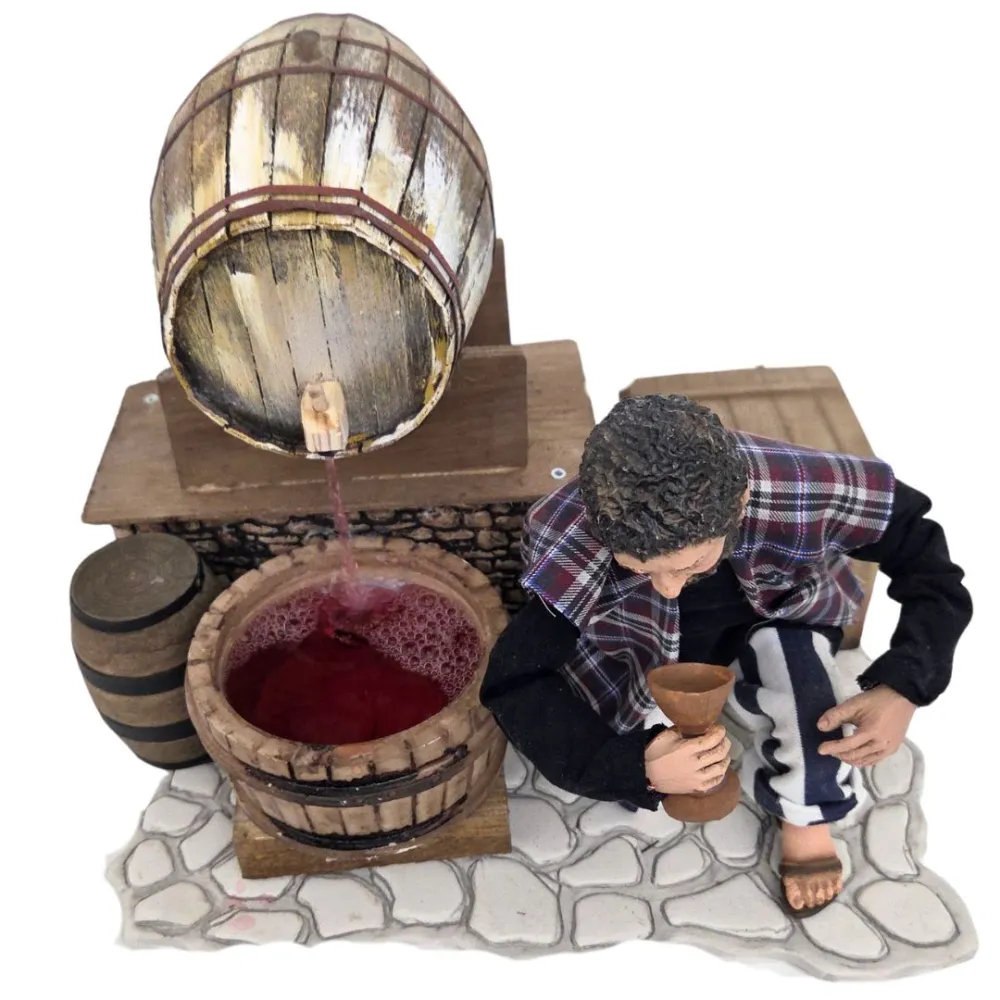 Animated Traditional Wine Taster - 30 cm
