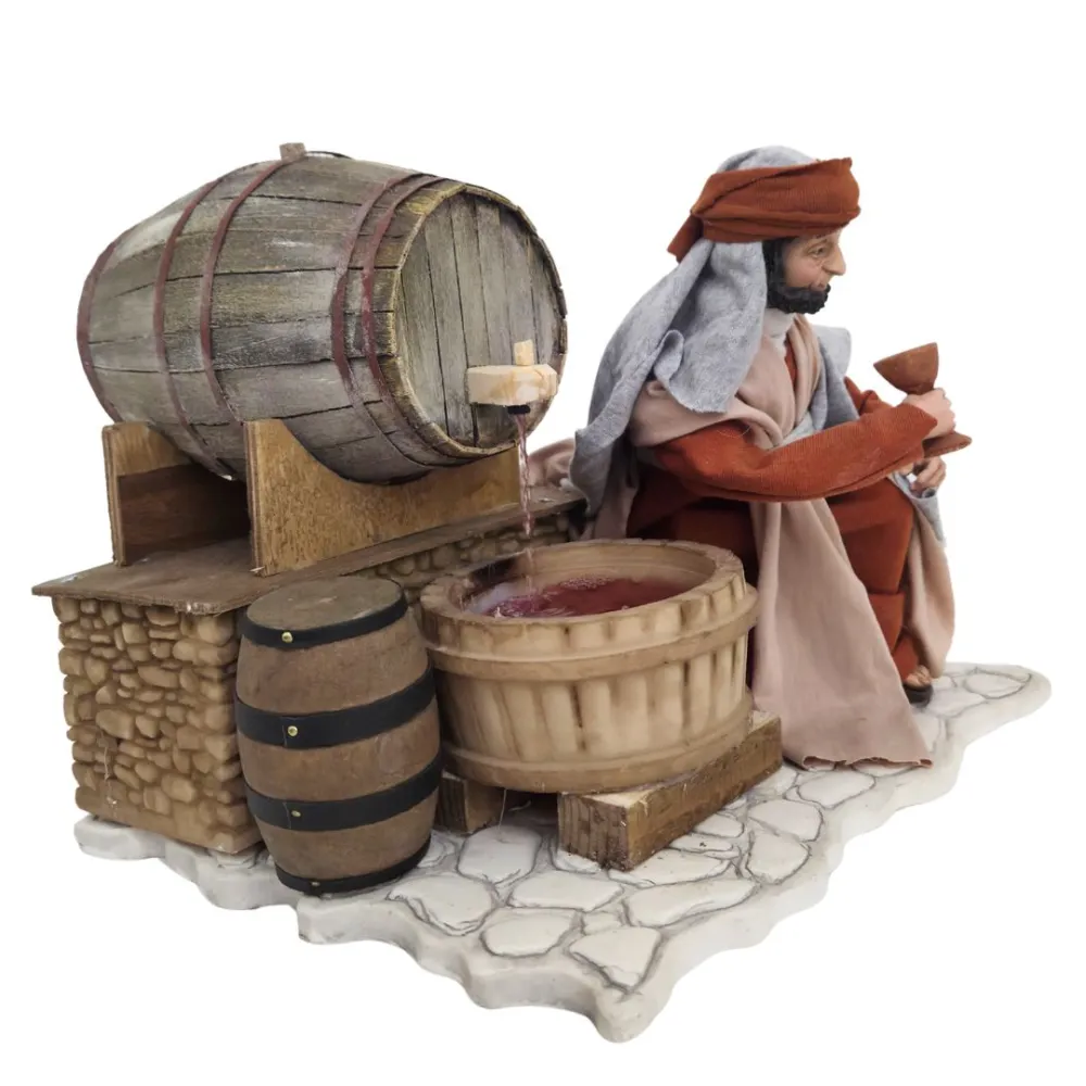 Animated Palestinian Wine Taster - 30 cm