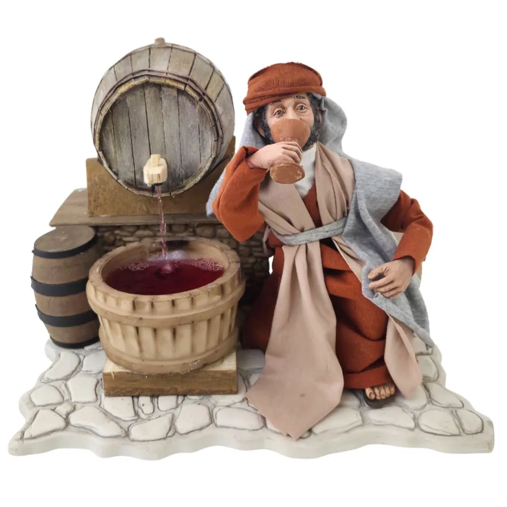Animated Palestinian Wine Taster - 30 cm