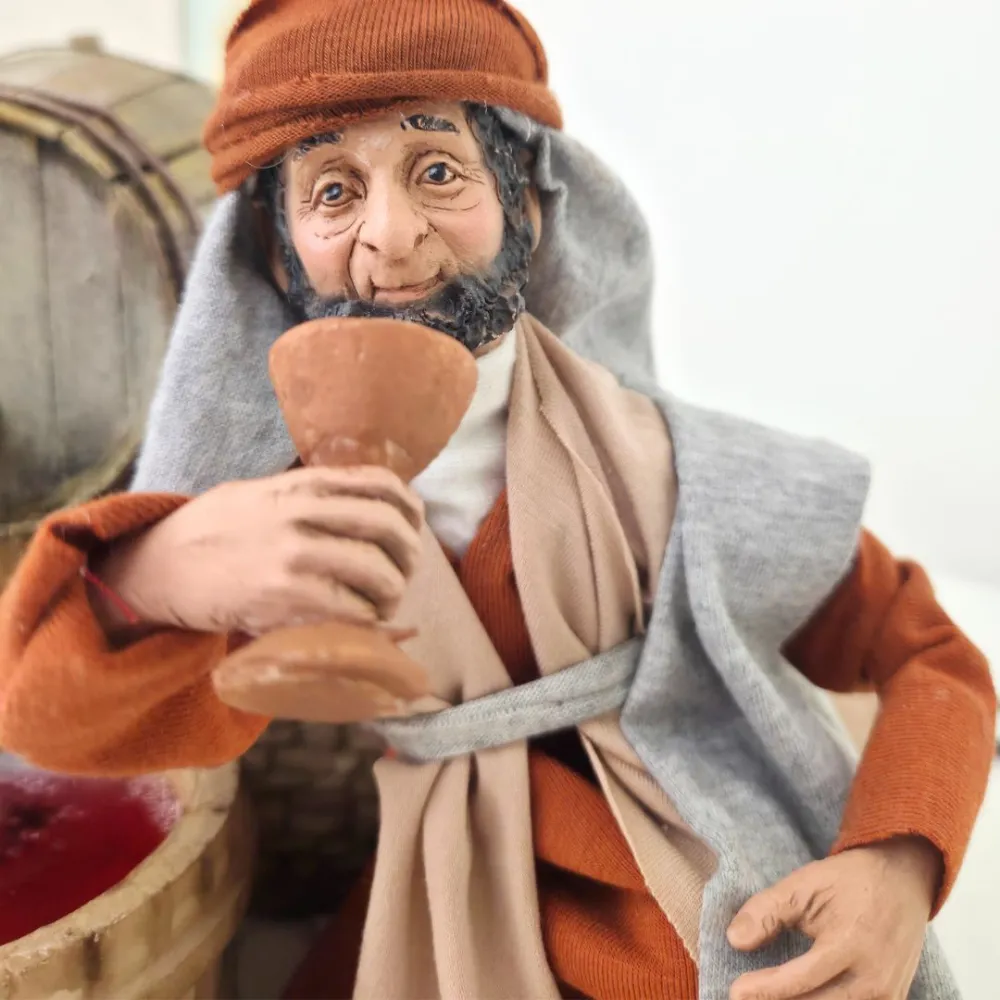Animated Palestinian Wine Taster - 30 cm