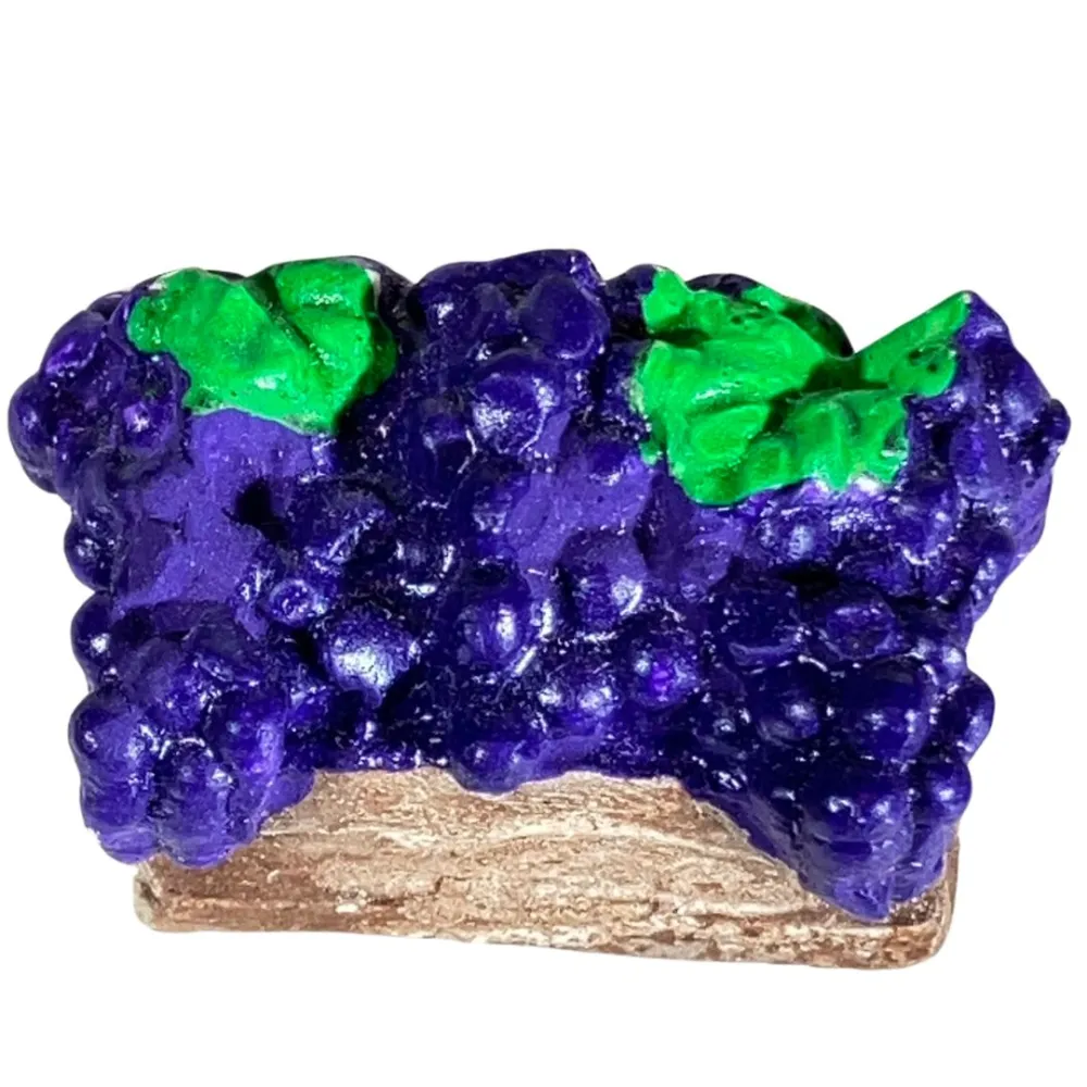 Plaster Crate with Red Grapes for 8–10 cm Nativity Figures