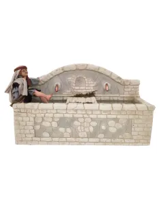 Animated Palestinian Child at the Fountain, for 30 cm Nativity Figure 2