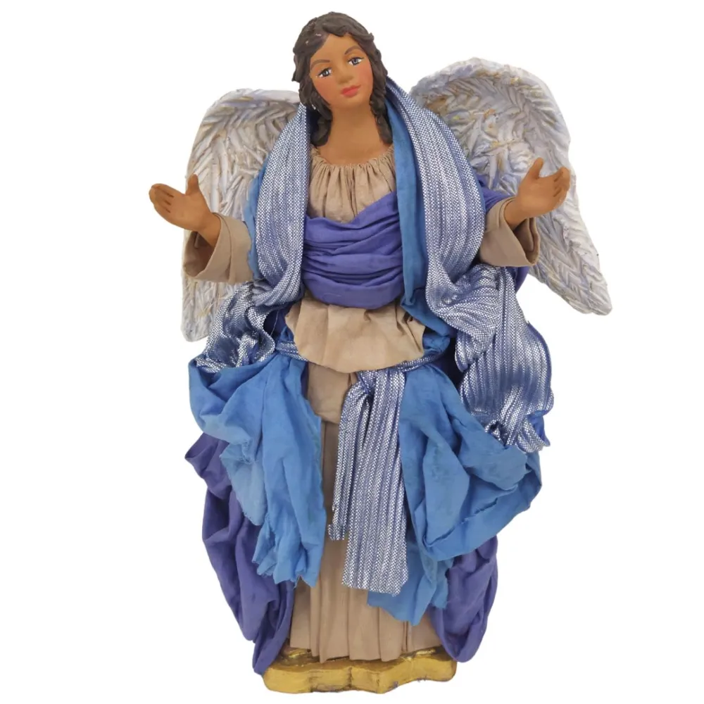 Animated Terracotta Angel, 25 cm Nativity Figure