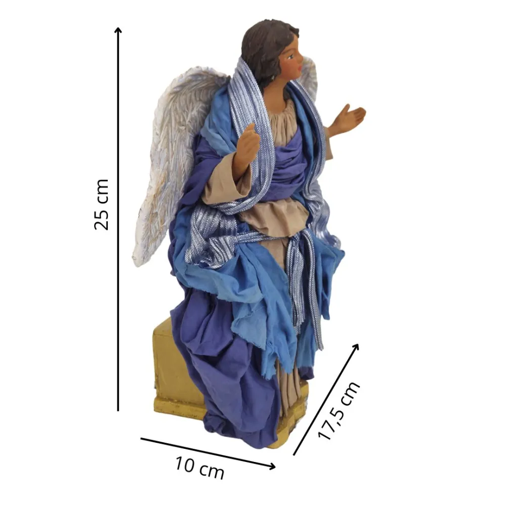 Animated Terracotta Angel, 25 cm Nativity Figure
