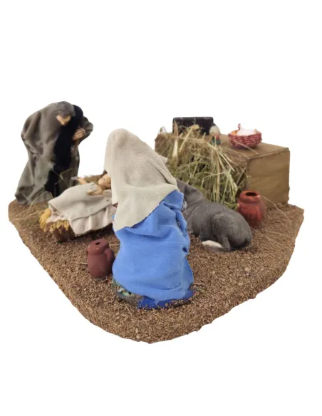 Animated Landi Nativity Set – 13 cm