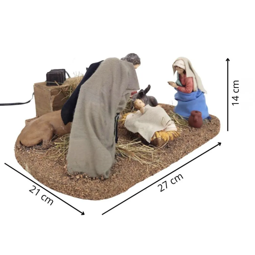 Animated Landi Nativity Set – 13 cm