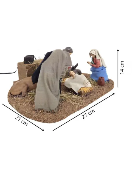 Animated Landi Nativity Set – 13 cm