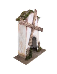 Animated Wooden Windmill, for 30 cm Nativity Figures