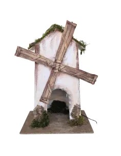 Animated Wooden Windmill, for 30 cm Nativity Figures 2