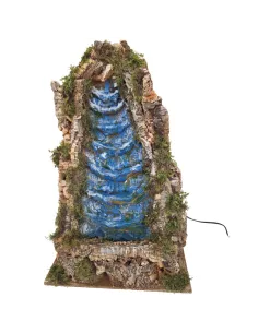 Waterfall in Wood and Cork with Moving Water, for 20–25 cm Nativity Figures 2