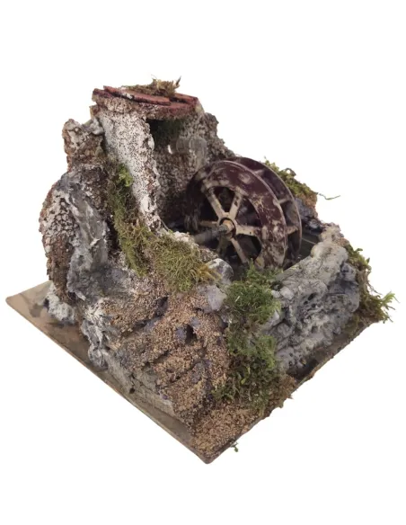 Watermill with Moving Water, for 8–10 cm Nativity Figures