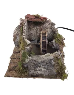 Mulino ad acqua per statue da 8-10 cm con acqua in movimento 2
