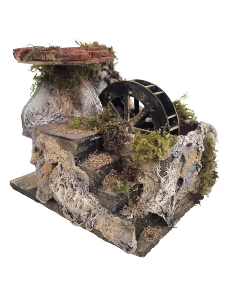 Watermill with Side Staircase, for 12–15 cm Nativity Figures