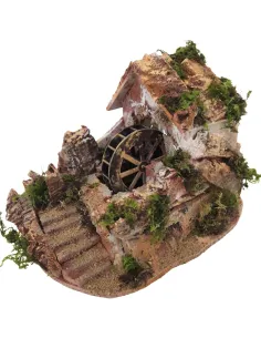 Mulino ad acqua per statue da 12-15 cm con acqua in movimento