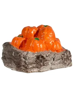 Cesto con zucche in gesso per statue da 20 cm 2