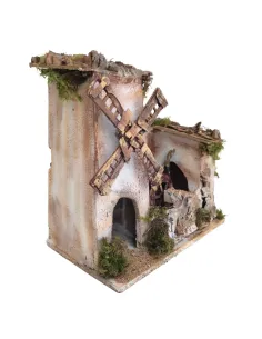 Animated Windmill and Watermill for 8–10 cm Nativity Figures 2