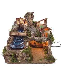Village with Waterfall and Grotto for 6–7 cm Nativity Figures 2