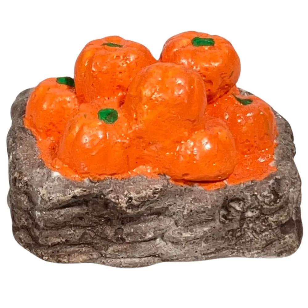 Plaster Basket with Pumpkins for 20 cm Nativity Figures
