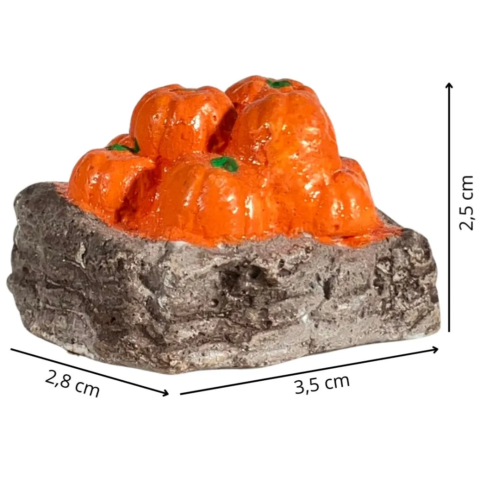Plaster Basket with Pumpkins for 20 cm Nativity Figures