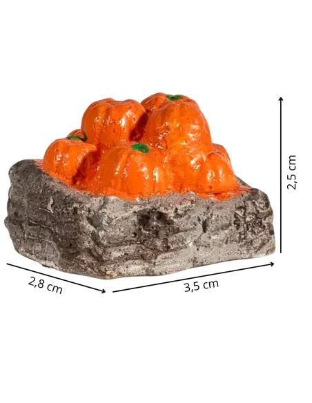Plaster Basket with Pumpkins for 20 cm Nativity Figures