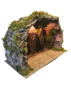 Cork Grotto with Lights, for 25–30 cm Nativity Figures 2