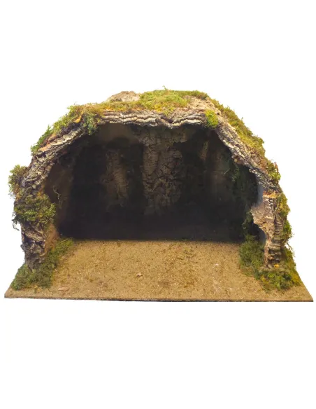 Cork Grotto with Lights, for 25–30 cm Nativity Figures