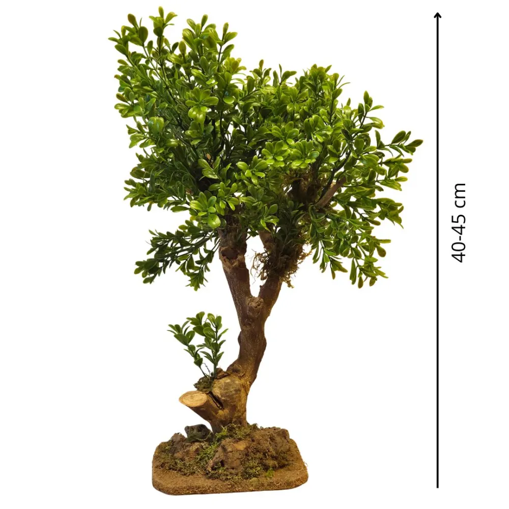 Tree with Green Leaves, 40–45 cm Tall, for 25–30 cm Nativity Figures