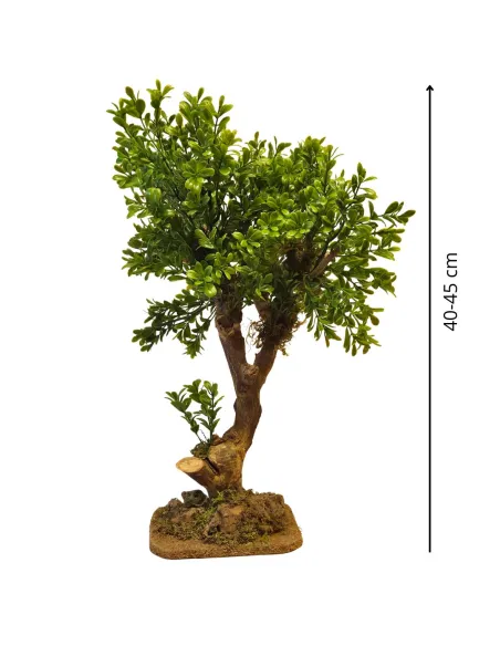 Tree with Green Leaves, 40–45 cm Tall, for 25–30 cm Nativity Figures