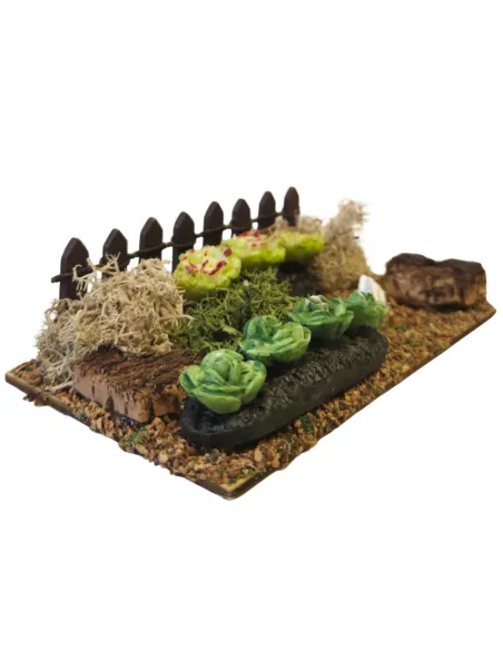Orto con staccionata per statue da 8-10 cm