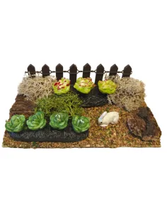 Orto con staccionata per statue da 8-10 cm