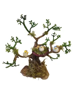 Tree with Nest and Birds, for 8–10 cm Nativity Figures 2