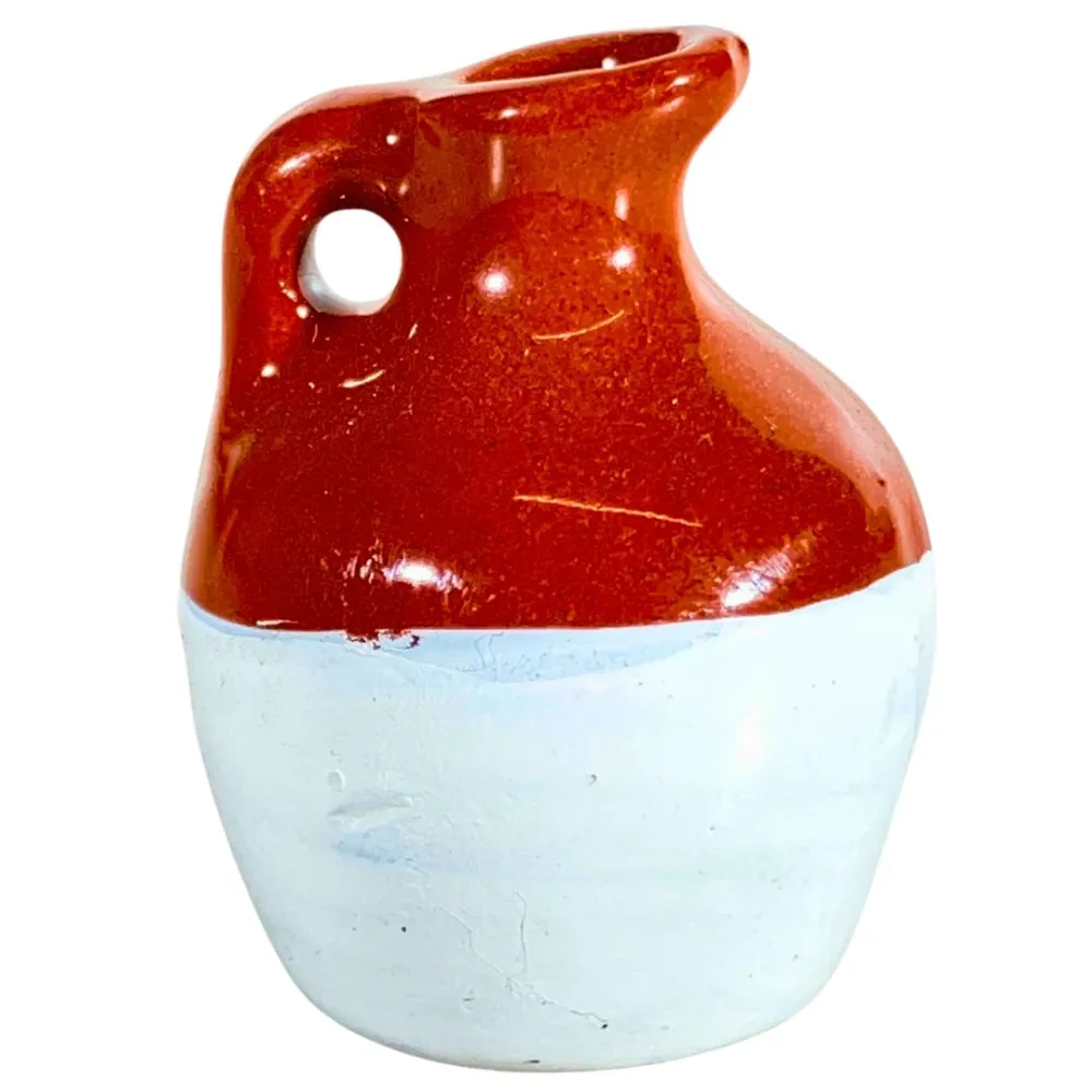 Set of 2 Glazed Terracotta Amphorae for 8–10 cm Nativity Figures