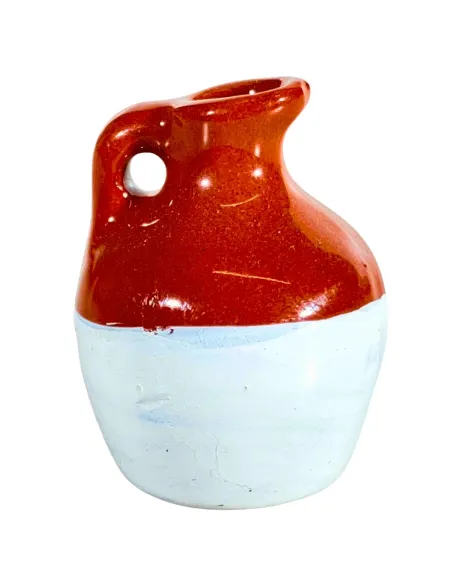 Set of 2 Glazed Terracotta Amphorae for 8–10 cm Nativity Figures