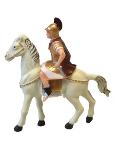 Roman Soldier on Horseback, 8 cm PVC Nativity Figure 2