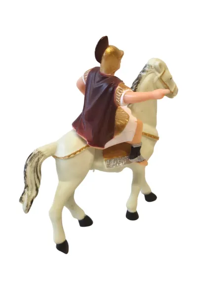 Roman Soldier on Horseback, 8 cm PVC Nativity Figure