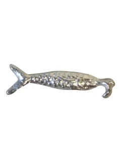Set 2 pesci in peltro per statue da 10-12 cm 2