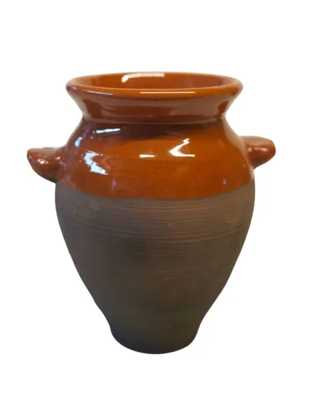 Set 6 anfore in terracotta smaltate per statue da 30-35 cm