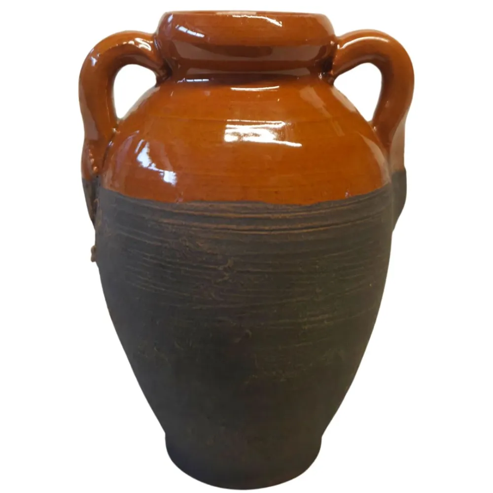 Set 6 anfore in terracotta smaltate per statue da 30-35 cm