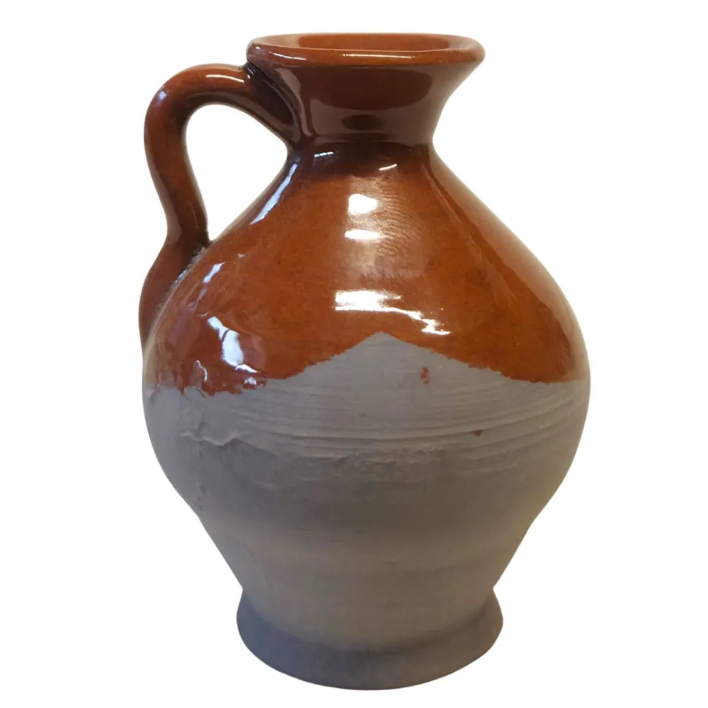 Set of 3 Glazed Terracotta Amphorae, for 30 cm Nativity Figures
