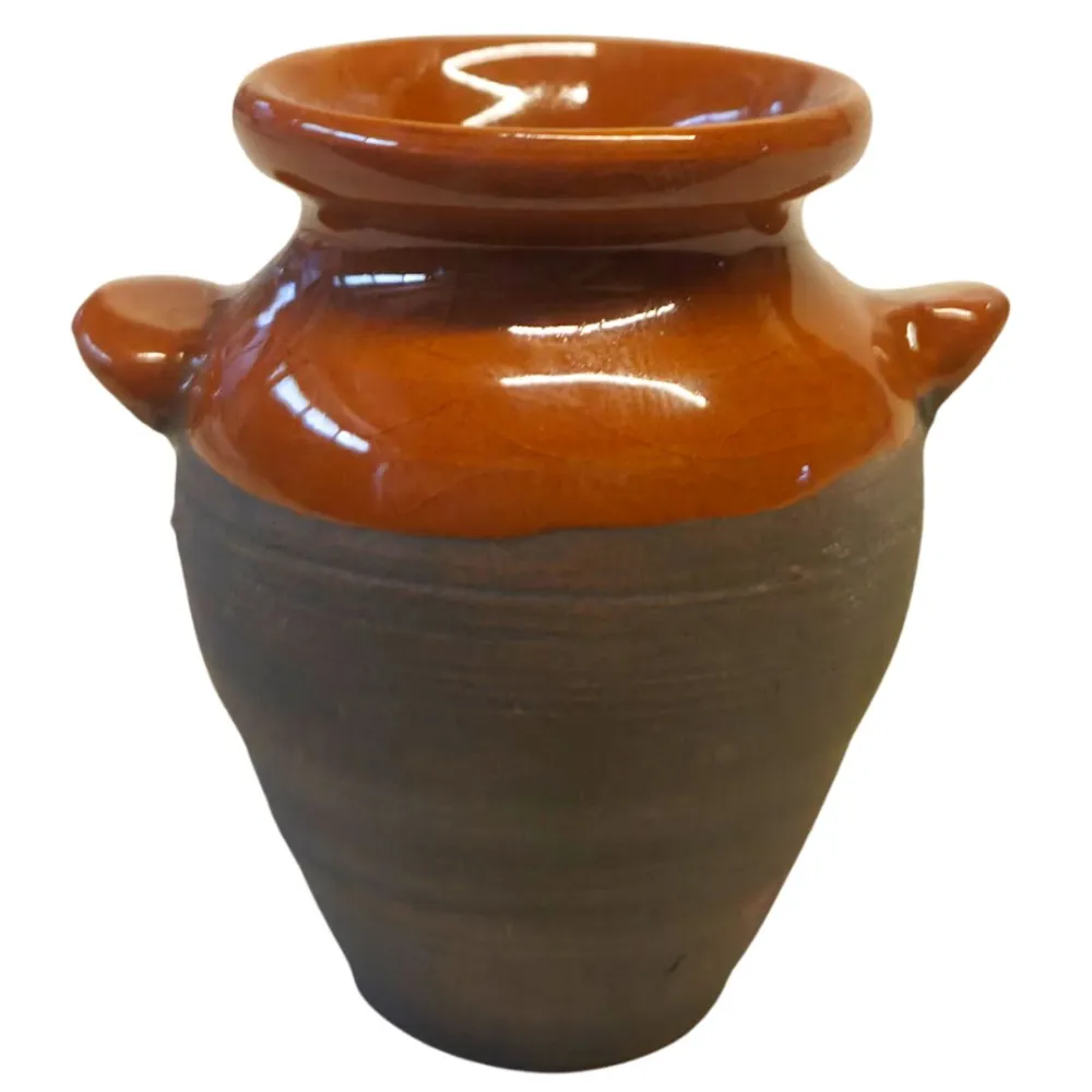 Set 6 anfore smaltate in terracotta per statue da 25-30 cm