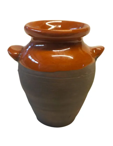 Set 6 anfore smaltate in terracotta per statue da 25-30 cm