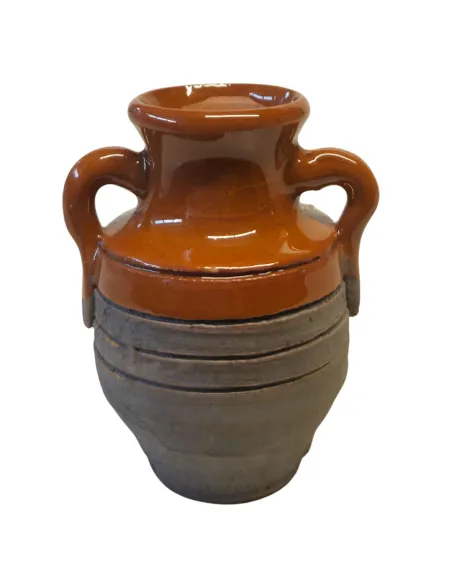 Set 6 anfore smaltate in terracotta per statue da 25-30 cm