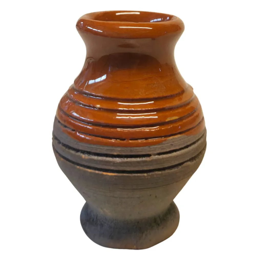 Set 6 anfore smaltate in terracotta per statue da 25-30 cm