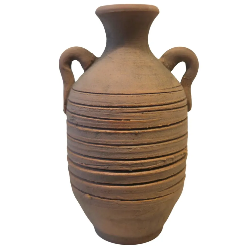 Set of 3 Aged Terracotta Amphorae, for 30–35 cm Nativity Figures