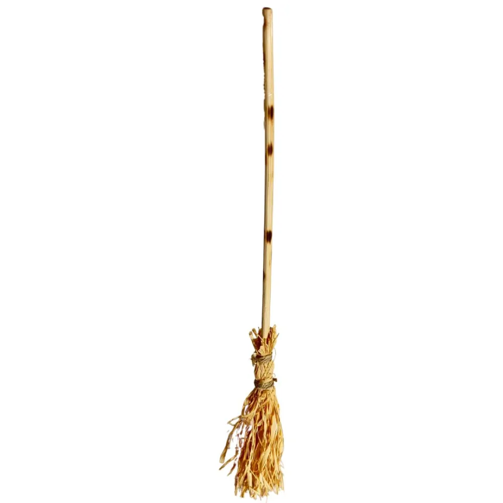 Straw Broom for 25–30 cm Nativity Figures