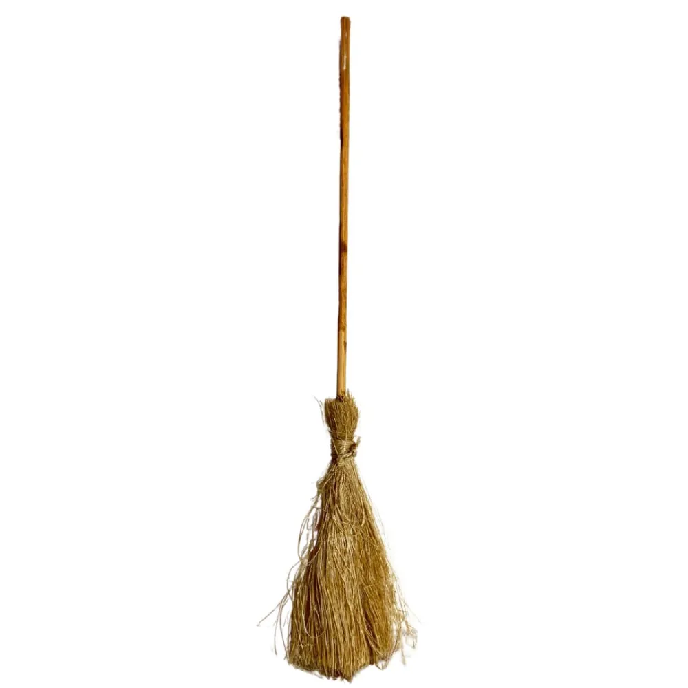 Hemp Broom for 25–30 cm Nativity Figures