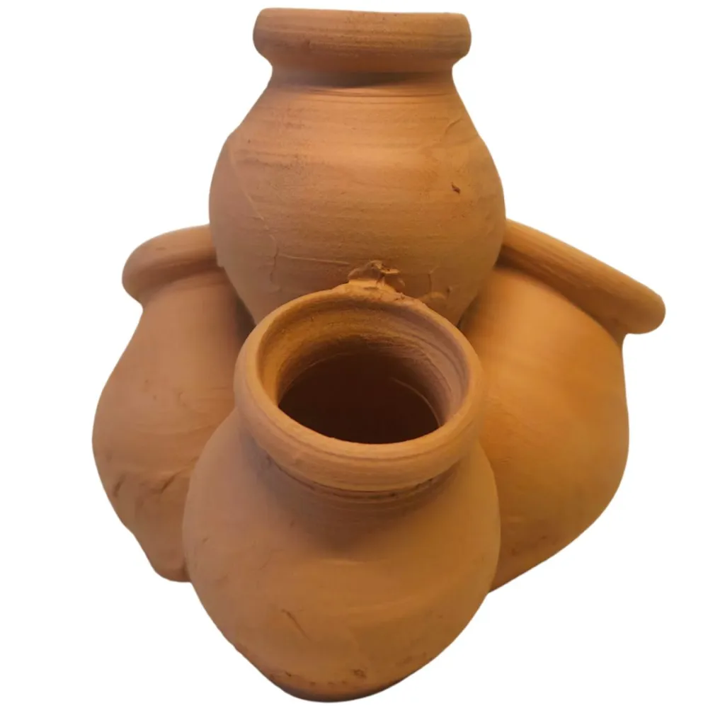 Stack of 4 Terracotta Amphorae, for 20–25 cm Nativity Figures