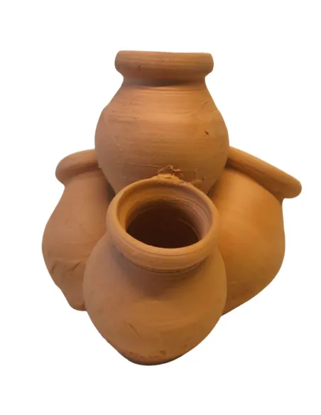 Stack of 4 Terracotta Amphorae, for 20–25 cm Nativity Figures