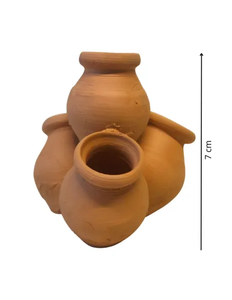 Stack of 4 Terracotta Amphorae, for 20–25 cm Nativity Figures
