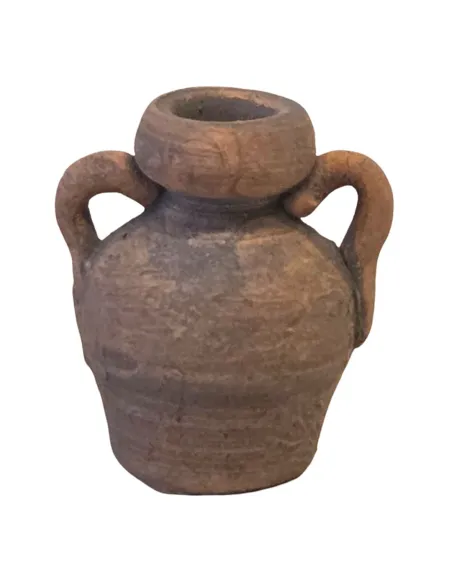 Set 5 anfore in terracotta invecchiata per statue da 8-10 cm